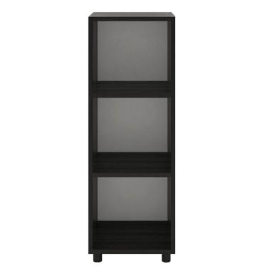 Imagem de Estante Livreiro Modular 3 Nichos Austin DRD Móveis Preto Perfect Touch