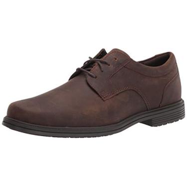 Imagem de Rockport Robinsyn Sapato Oxford masculino à prova d'água, Bronze Ch, 8.5