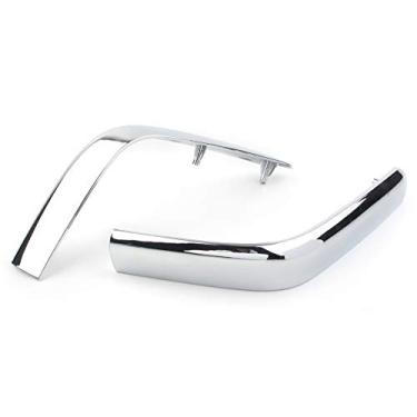 Imagem de FINMOKAL Tiras de decoração do painel do alforje para Honda GoldWing GL1800 2001-2011 Chrome