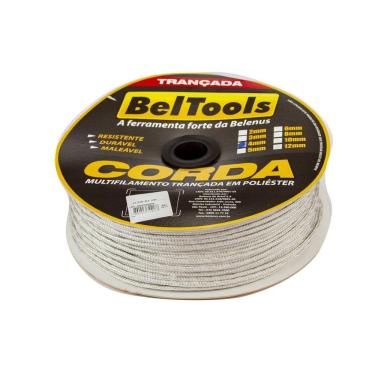Imagem de Corda Seda Branca Carretel 5mm 190 metros Beltools
