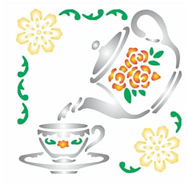 Imagem de Stencil de Acetato para Pintura OPA 10 x 10 cm - 082 Cantoneira