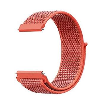 Imagem de Pulseiras NSmart compatível com Garmin Forerunner 245-645 Music/Vivomove/Vivomove HR and Active 3 - Nandos-Store (Laranja Nylon)