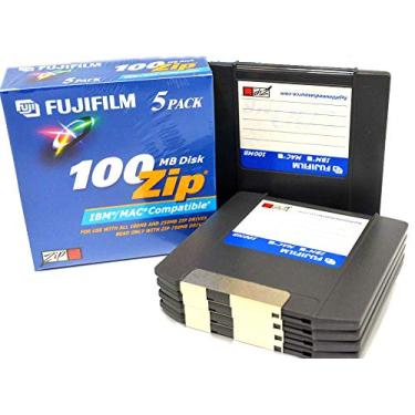 Imagem de Fuji FUJIFILM 100 MB Zíper Disco Pacote com 5