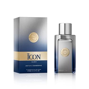 Imagem de Antonio Banderas The Icon Elixir Eau De Perfume For Men - Long Lasting - Fresh, Elegant, And Sexy Scent - Spicy, Marine, And Woody Notes - Ideal For Special Events - 3.4 Fl Oz