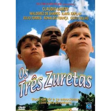 Imagem de Dvd Os Três Zuretas - Cinema Nacional Com Claudio Marzo - Europa Filme