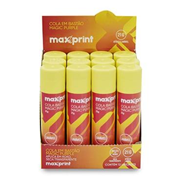 Imagem de Cola em Bastão Maxprint Magic Purple 21g - Cx c/ 12 unidades