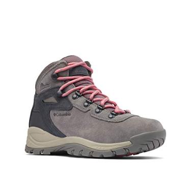 Imagem de Columbia Tênis feminino Newton Ridge Plus impermeável Amped para caminhada, Stratus/Canyon Rose, 12