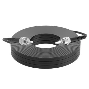 Imagem de Jeirdus SC para FC 100 metros fios blindados 9/125 cabo de fibra óptica monomodo jumper cabo óptico FTTH FIOS Home SC/UPC para FC/UPC