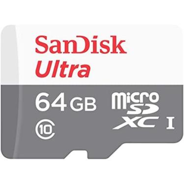 Imagem de Cartão De Memória Micro Sd 64gb Sandisk Ultra 80mbs Class 10