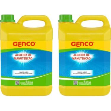 Imagem de 2 Genco Pool-trat Algicida Manutenção 5 Litros