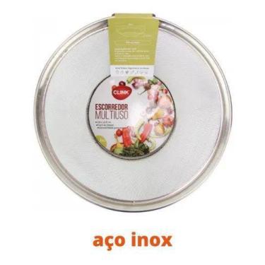 Imagem de Escorredor De Arroz Macarrão Salada Peneira Multiuso Grande - Clink