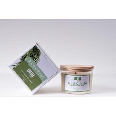 Imagem de Vela Aromática Alecrim Linha Basic 100g - One Candle