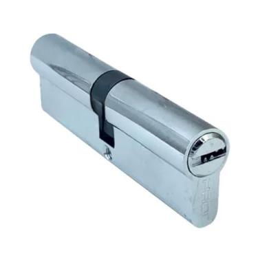 Imagem de Cilindro miolo tambor p/ fechadura pado cromado euro 100 mm (10 cm) mu