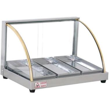 Imagem de Estufa W3B - 3 Bandejas Estrutura Inox Vidros Temperados Até 90C Potên