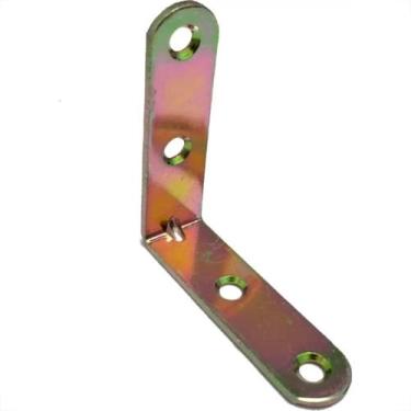 Imagem de Cantoneira Para Moveis Thompson Bicromatizada Caixa Com 50 Pecas   3''