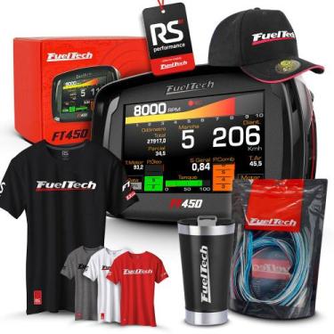 Imagem de Módulo de Injeção FT450 - Chicote Motor Dianteiro - Fueltech, Preto, G