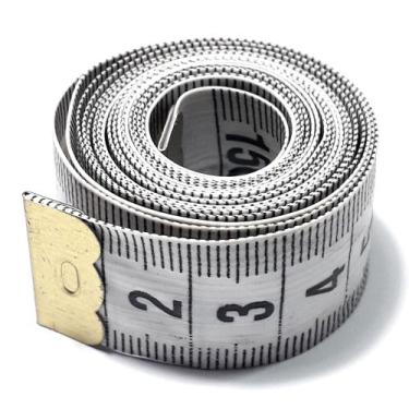 Imagem de Fita Métrica Branca 1,50M Para Costura Alfaiate Ou Medida Corporal