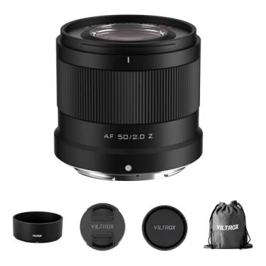 Imagem de VILTROX Lente de câmera F2.0 de 50 mm para Nikon, lente Prime padrão de foco automático para câmera Nikon Z-Mount ZFC Z30 Z50 Z5 Z6 Z6II Z7 Z7II Z8 Z9