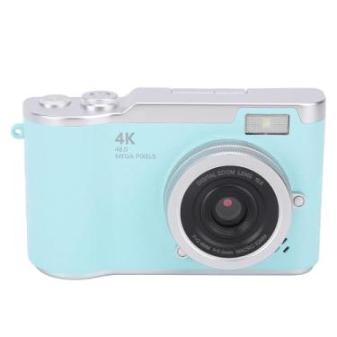 Imagem de Câmera Digital, Câmera de Vlogging 4k Foco Automático para Fotografia, 48MP 18x Digital Zoom Anti Shake, Com Tela Flip de 2,4 Polegadas, Compacta para Viagem Diária (Verde)