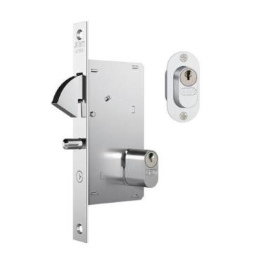 Imagem de Fechadura Para Porta De Correr 950 Espelhada Inox - Stam