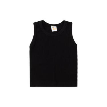 Imagem de Regatinha Canelada - Preto - Ame Kids, 6
