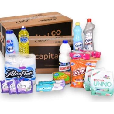 Imagem de Cesta Basica Completa Produtos Qualidade Higiene E Limpeza