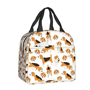 Imagem de NOVIIML te Penguin Greeting Lunch Bag Insulated Water-Resistant Tote Bag Reusable Lunch Box For Picnic Travel