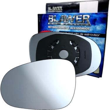Imagem de 97135 - Vidro Espelho Retrovisor Lado Esquerdo Com Base Grand Siena 2012 a 2015 - Blawer