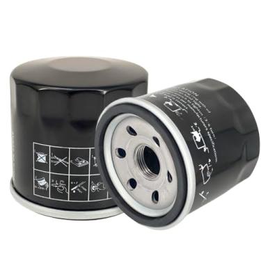 Imagem de Gewxgzo Filtro de óleo 136-7848 adequado para cortador de grama To-ro Zero Turn Substituir 120-4276 126-5234 127-9222 Cortador de tempo de motor Ex-mark To-ro V-Twin (pacote com 2)