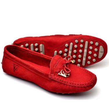 Imagem de Mocassim Feminino Casual Drive Macio Confortável Em Couro Legítimo - L