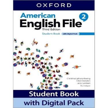 Imagem de American English File 2 Sb With Digital Pack - 3Rd Ed