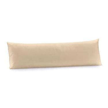 Imagem de Fronha Body Pillow Algodão Lux 200F Versalhes - Bege Caramelo - 40cm x 1,30m