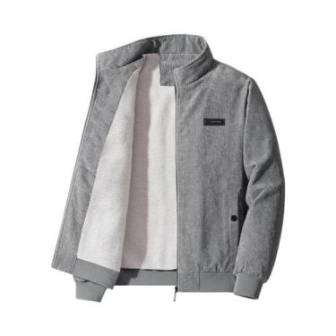 Imagem de Jaqueta De Inverno Masculina Grossa E Quente Com Forro De Fleece, Casa