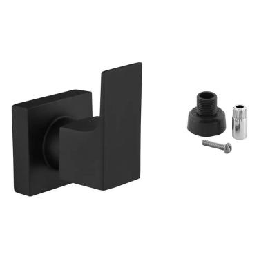 Imagem de Acabamento Registro Cruzeta Preto Chuveiro Padrão Docol