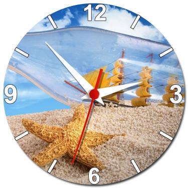Imagem de Relógio de Parede Para Estrela do Mar Decoração