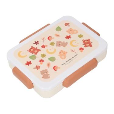 Imagem de Generic Lunch Box, Fácil de Limpar a Limpeza de Microondas à Prova de Vazamento Bento Lunch Reccintar para Cafeteria (Marrom)