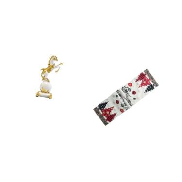 Imagem de Fenteer Coleção de Estátuas Modernas de Cavalo, Ornamento de Mesa, Escultura Animal para Centro de Mesa de Quarto, Lareira, Sala de Estar, Mesa, Corredor de M