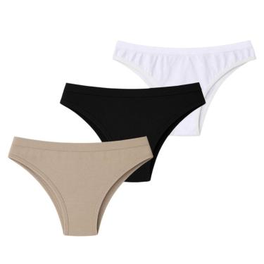 Imagem de Kit 3 Calcinhas Hoahi Biquini Feminina