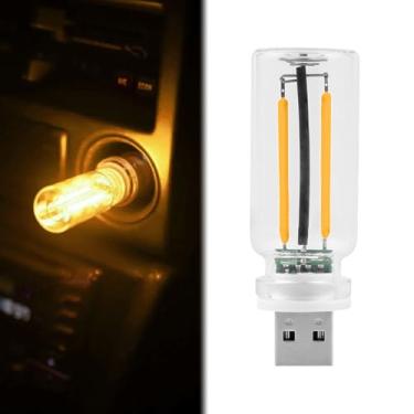 Imagem de Lâmpadas USB para carro, garrafa de vidro retrô, lâmpada noturna LED com controle regulável por toque, iluminação ambiente interior portátil para veículos, quarto, corredor, acampamento, presente para