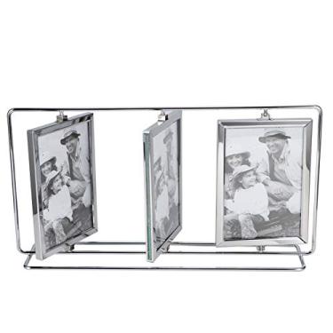 Imagem de Zerodis Elegante e Giratória Music Photo Frame Parede e Quadros de Mesa Metal Photo Frame 360 ​​Grau Girling Desktop Decoration Adequado para a Sala de Estar da Cozinha Corredor Sala