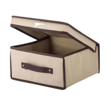 Imagem de Caixa organizadora grande porta documentos fotos roupas organizador br