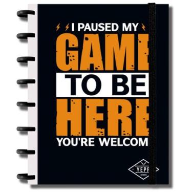 Imagem de Caderno Capa Dura Com Discos 80 Folhas Pautadas De Tamanho A4 27,5*20 