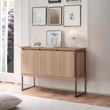 Imagem de Buffet Design Industrial 3 Portas Turim Montana E Preto