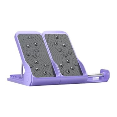 Imagem de RNXRZANK Prancha de Alongamento de Panturrilha Inclinada com Pedal para Exercícios Físicos, Ajustável, em Material PP, Ideal para Fisioterapia, Exer, Roxo