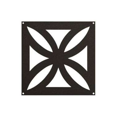 Imagem de Kit Com 24 Módulos Preto Divisória De Ambiente Biombo 29x29 Cm MDF Decoração Sala Quarto