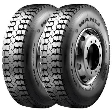 Imagem de KIT 2 Pneu Wanli SDR01 215/75R17.5 Aro 17.5 135L 16 Lonas