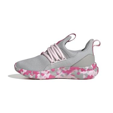 Imagem de adidas Tênis infantil unissex Lite Racer Adapt 7.0, Pulse Magenta/Cinza/Rosa Transparente, 20