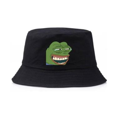Imagem de Bucket Hat Frogs Anime, casual, unissex, protetor solar de praia - yiw