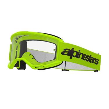 Imagem de Óculos alpinestars vision 3 wordmark amarelo fluor
