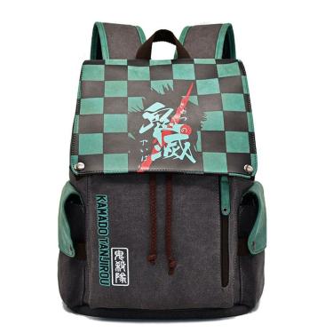 Imagem de Mochila escolar Demons Slayers Kamado Tanjirou para crianças